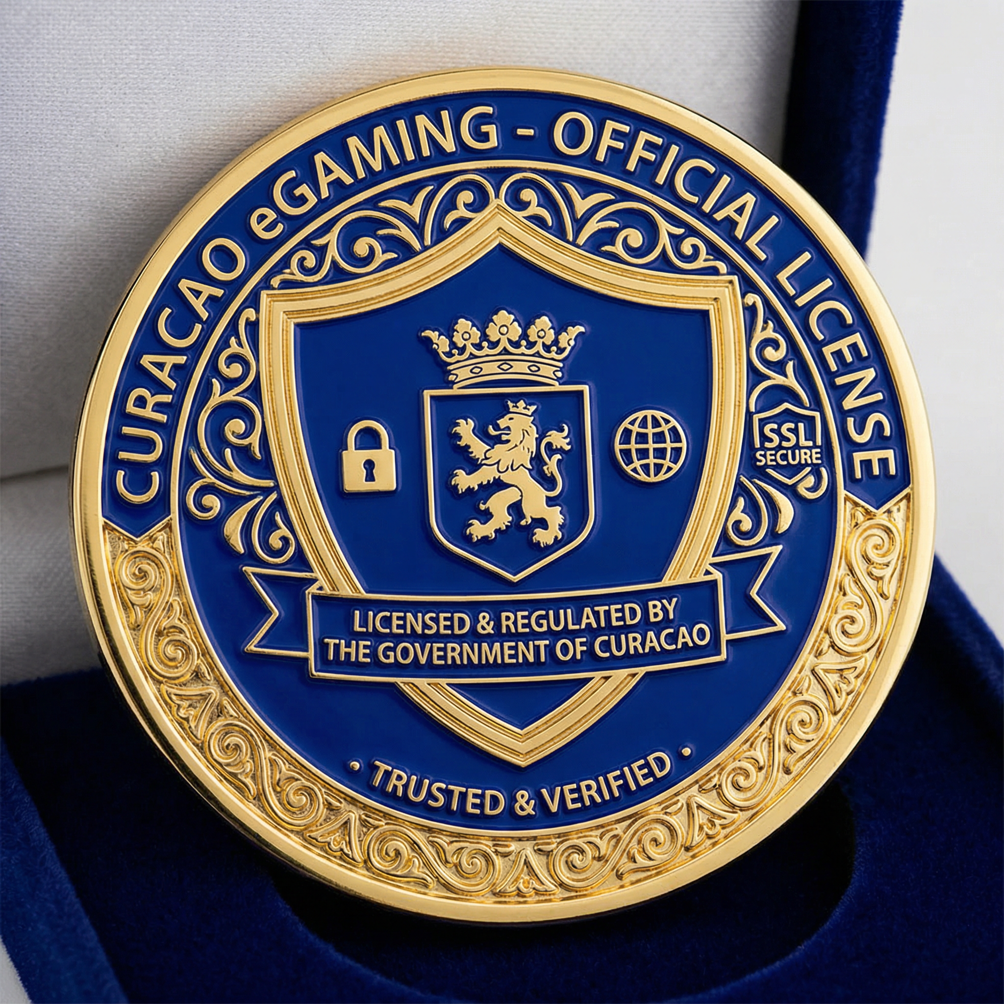 免费彩金库拉索eGaming牌照徽章
